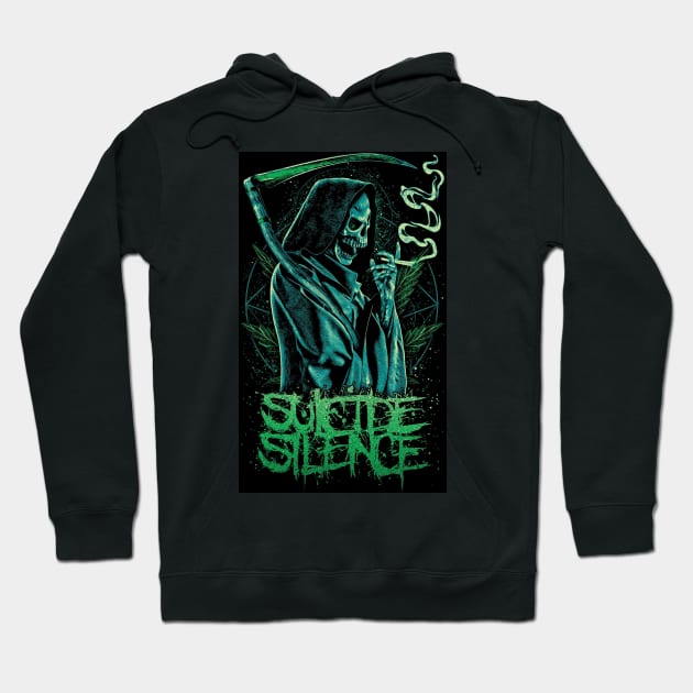 Suicide Silence Skull Hoodie by mgpeterson590